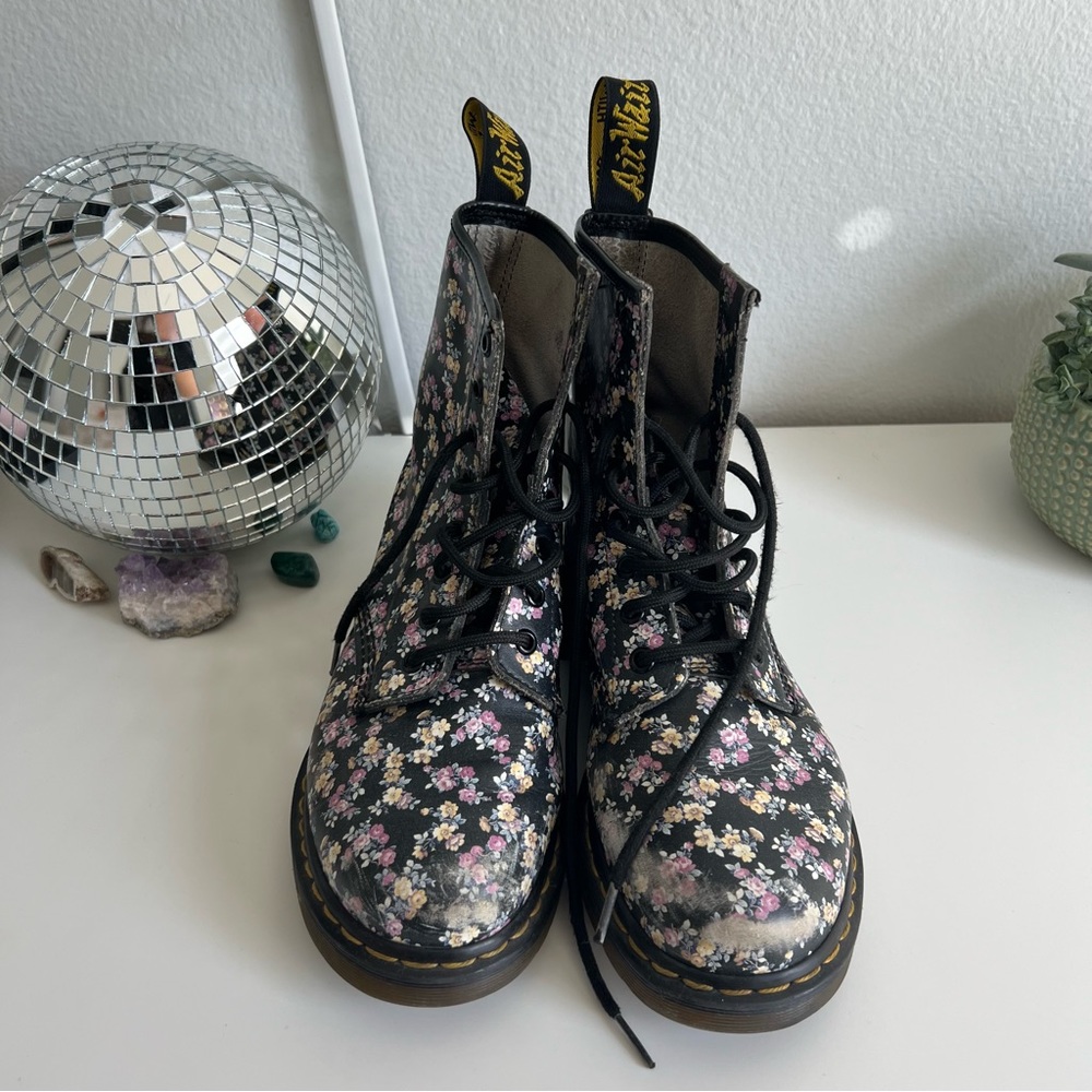 Floral Dr. Martens